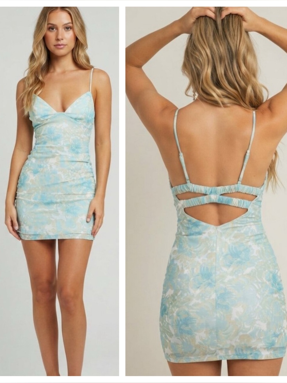 New! Hello Molly Green Fab Moments Mesh Mini Dress Size 2 57011